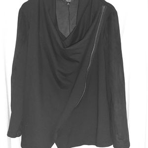 Simply vera asymmetrical black bazer